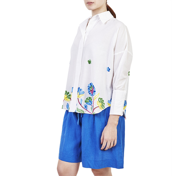 Elmas Phil Blouse Women size L White - Picture 3 of 5